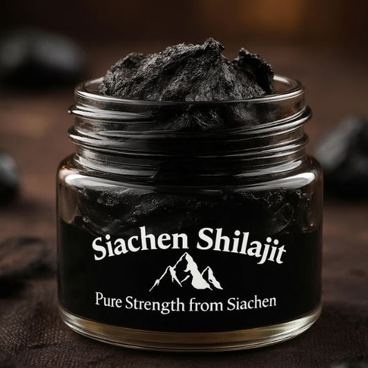 100% Natural Himalayan Shilajit sourced from Siachen Glacier