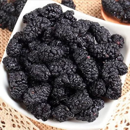 100% Natural and Sweet Dried Black Mulberries (Shahtoot)